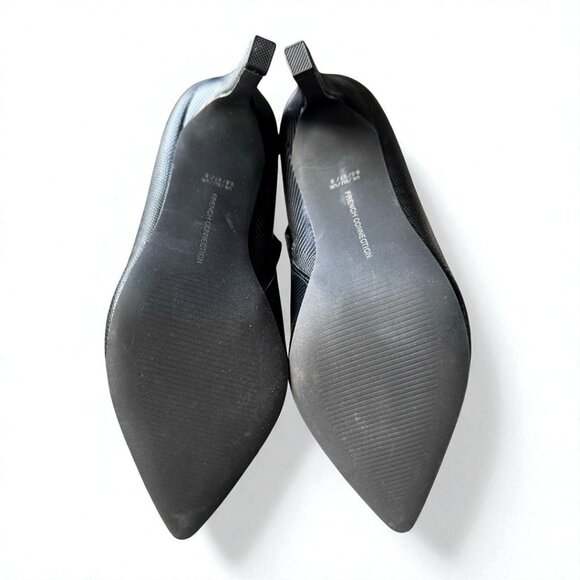 NWT French Connection ALLY Black Ankle Boots | Size 6.5 | 3" Heel - Picture 5 of 10